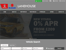 Tablet Screenshot of lanehousegroup.co.uk